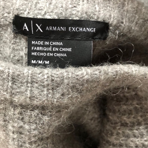 Armani Exchange Cropped oversized Knit Sweater - Picture 5 of 5